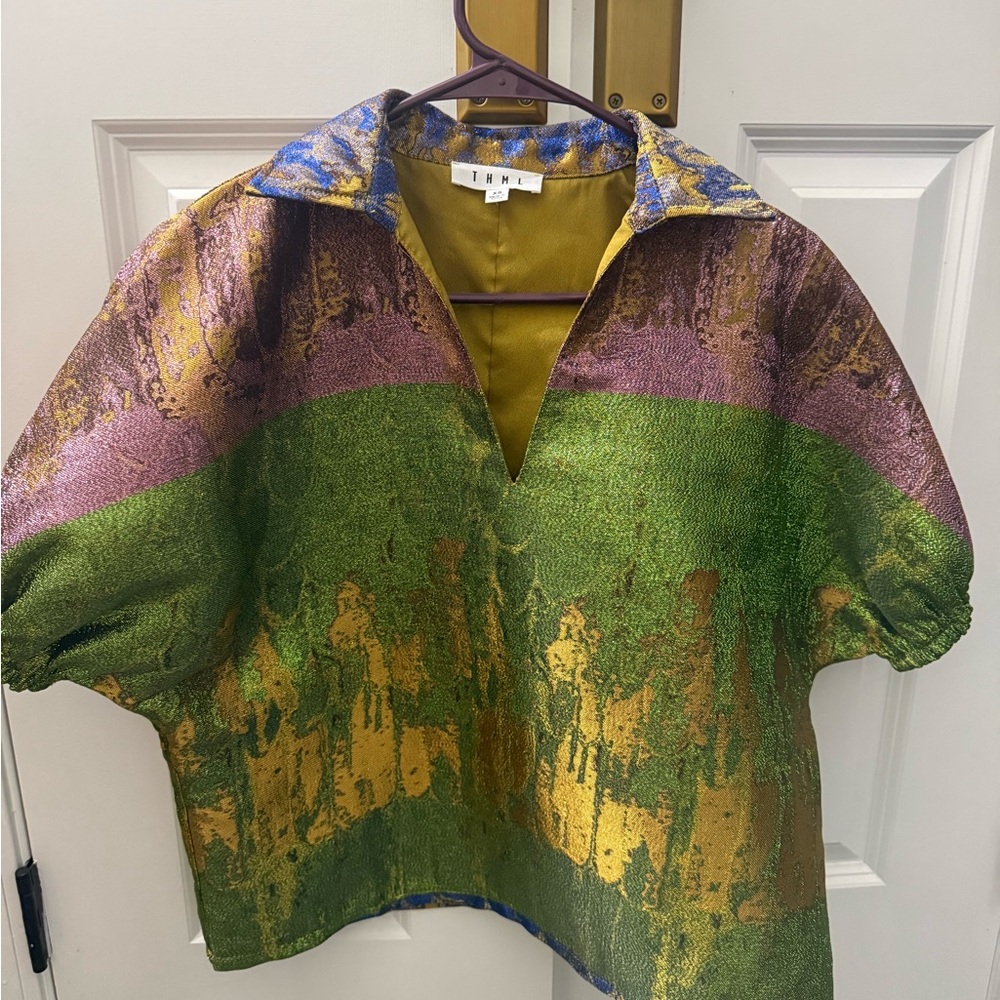 Thml Multicolor Patterned Top - image 1